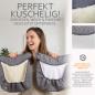 Preview: BAMBINIWELT Fußabdeckung für Babyschale Maxi-Cosi CabrioFix Wolle